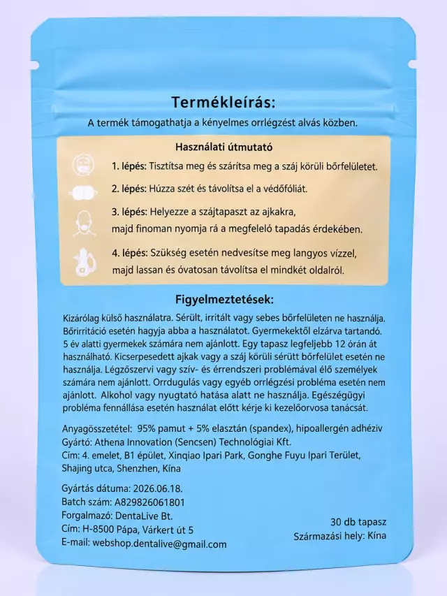 Extra erős szájtapasz
